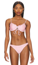 Frankies Bikinis Lucia Eyelet Top in Pink - Frankies Bikinis - Lucia - Haut à œillets rose - Frankies 粉色 Lucia 孔眼上衣 - Frankies Bikinis Lucia-Oberteil mit Ösen in Rosa - Frankies bikinis 루시아 아일렛 탑 - Top Frankies Bikini Lucia Eyelet in rosa
