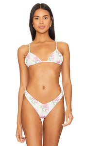 Frankies Bikinis Lumia Triangle Top in Ivory - Frankies Bikinis - Lumia - Haut triangle ivoire - Frankies 比基尼 Lumia 象牙色三角上衣 - Frankies Bikinis Lumia Triangel-Oberteil in Elfenbein - Frankies bikinis 루미아 트라이앵글 탑 - Top a triangolo Frankies Bikini Lumia in avorio