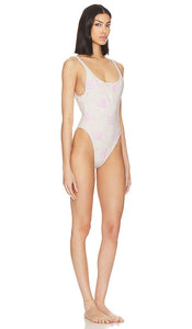 Frankies Bikinis x Pamela Anderson Pacific One Piece in White