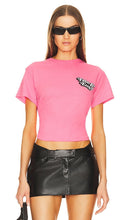 Free & Easy Don't Trip Shadow Tee in Pink