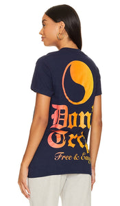 Free & Easy Olde English Tee in Navy