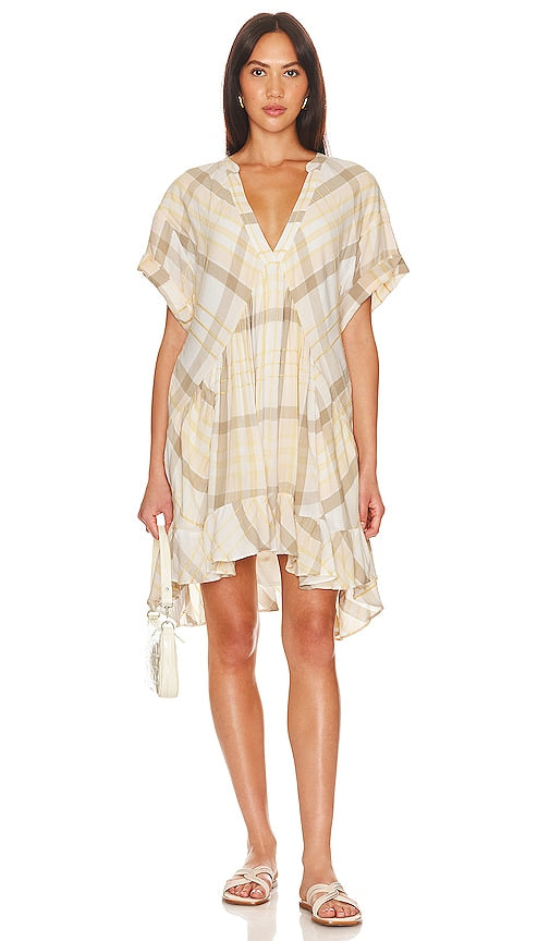 Free People Agnes Plaid Mini in Beige - Free People - Agnes - Mini plaid à carreaux - Beige - Free People Agnes 米色格子迷你迷你裙 - Free People Agnes Plaid Mini in Beige - Free People Agnes Plaid 미니 베이지 색상 - Mini plaid Agnes di Free People in beige