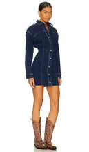 Free People Amber Denim Dress in Blue