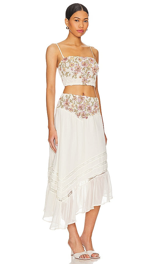 Free People Augusta Set in Ivory