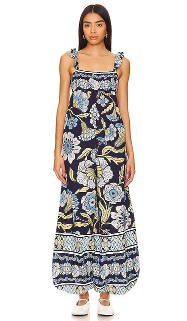 Free People Bali Albright Jumpsuit in Navy - Free People - Bali Albright - Combinaison - Bleu marine - Free People Bali Albright 海军蓝连身裤 - Free People Bali Albright Overall in Marineblau - Free People Bali Albright 점프수트 - Tuta Free People Bali Albright in blu marino