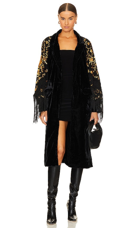 Free People Bali Rosalina Duster in Black - Free People - Bali Rosalina Duster en noir - Free People Bali Rosalina 黑色除尘器 - Free People Bali Rosalina Duster in Schwarz - Free People Bali Rosalina 더스터 블랙 색상 - Free People Bali Rosalina Spolverino in nero