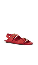 Free People Blossom Buckle Sandal in Red