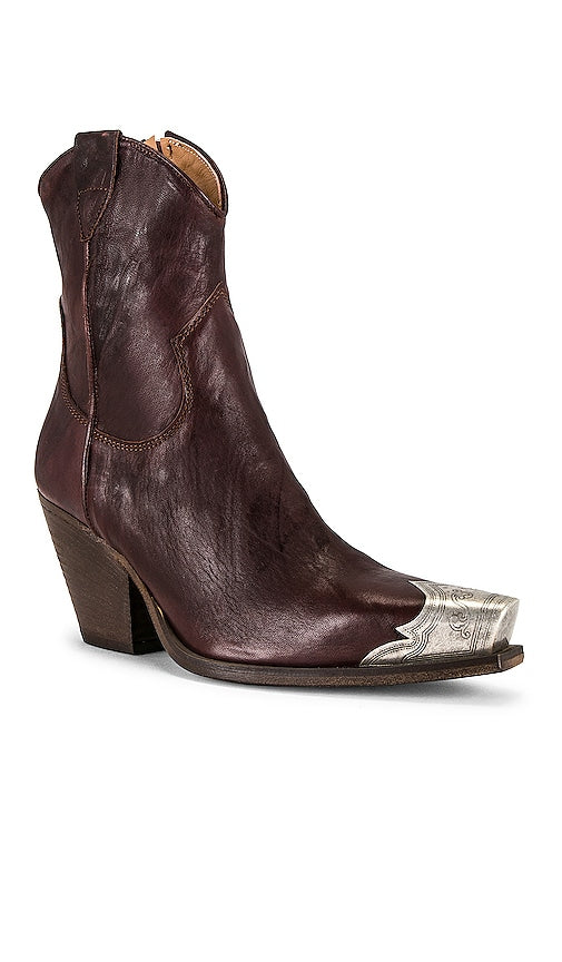 Free People Brayden Western Boot in Chocolate