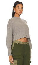 Free People Easy Street Crop Pullover in Grey