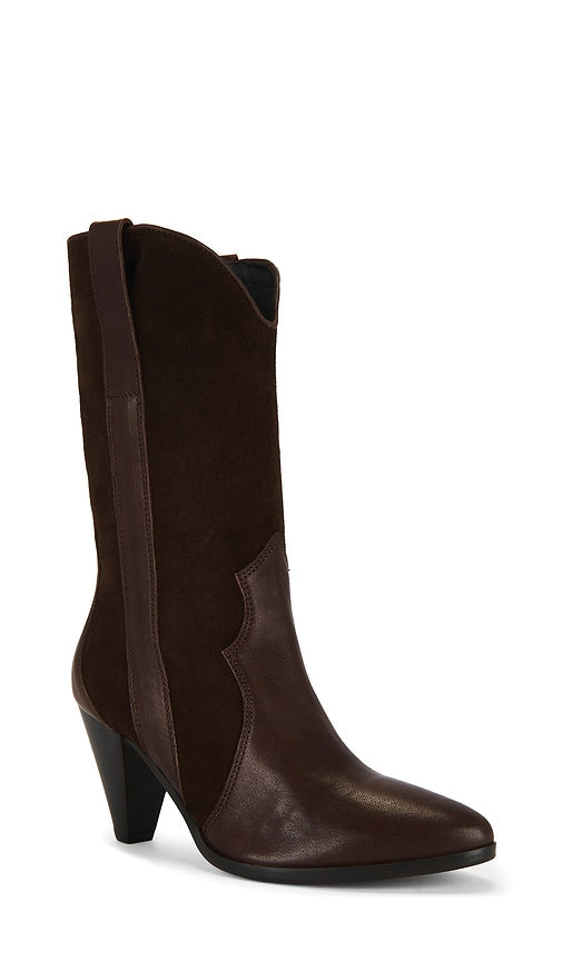 Free People Feather Heel Boot in Chocolate