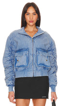 Free People Flying High Bomber in Blue