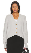 Free People Found My Friend Cardi in Light Grey
