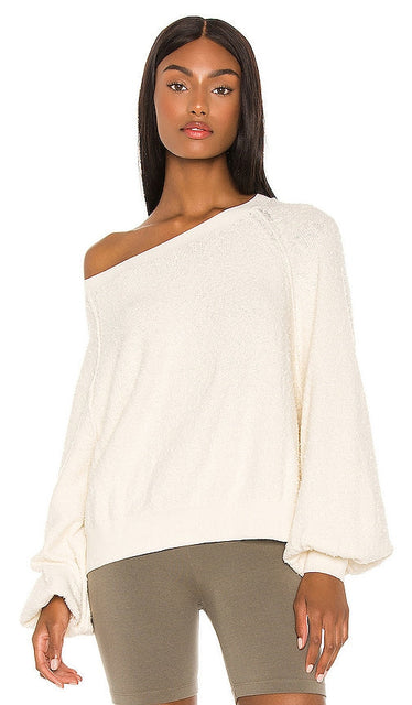 Free People Found My Friend Pullover in Cream - Free People - Pull Found My Friend - Crème - 自由人发现了我朋友的奶油色套头衫 - Free People Found My Friend Pullover in Creme - Free People Found My Friend 풀오버 크림 소재 - Pullover People Found My Friend color crema