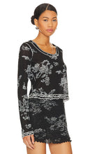 Free People Garner Tee in Black