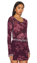 Free People Garner Tee in Purple