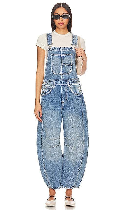 Free People Good Luck Overall in Blue - Free People - Bonne chance dans l'ensemble en bleu - 蓝色的自由人祝你好运 - Free People Good Luck Overall in Blau - Free People 행운을 빌어 요 전체 파란색 - Persone libere Buona fortuna nel complesso in blu