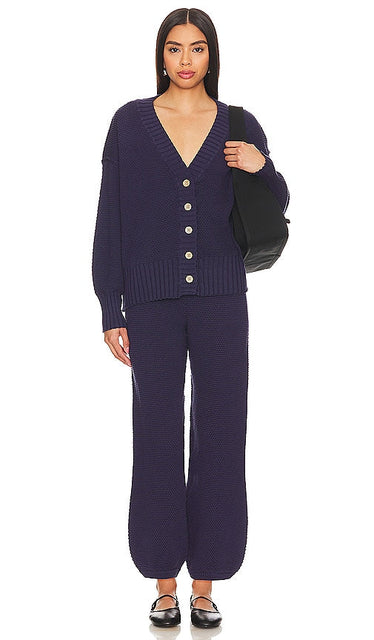 Free People Hailee Cardi Set in Navy - Free People - Hailee - Ensemble cardio - Bleu marine - Free People Hailee Cardi 海军蓝套装 - Free People Hailee Cardi-Set in Marineblau - Free People Hailee 카디 세트 - Set Free People Hailee Cardi in blu marino