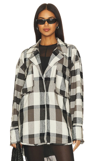 Free People Izzy Cargo Shirt in Black - Free People - Izzy - Chemise cargo - Noir - Free People Izzy 黑色工装衬衫 - Free People Izzy Cargo-Hemd in Schwarz - Free People Izzy 카고 셔츠블랙 색상 - Maglietta Free People Izzy Cargo in nero