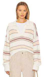 Free People Kennedy Pullover in Ivory - Free People - Kennedy - Pull en ivoire - Free People Kennedy 象牙色套头衫 - Free People Kennedy Pullover in Elfenbein - Free People 케네디 풀오버 아이보리 색상 - Pullover Kennedy di Free People color avorio