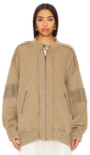 Free People Lou Moto Zip In Olive Stone in Olive