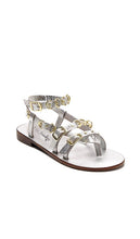 Free People Midas Touch Sandal in Metallic Silver