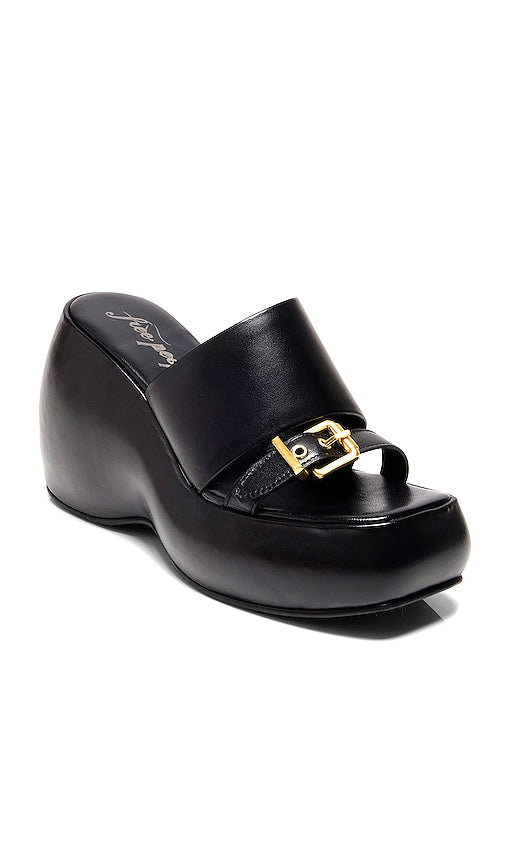 Free People Mila Minimal Wedge in Black