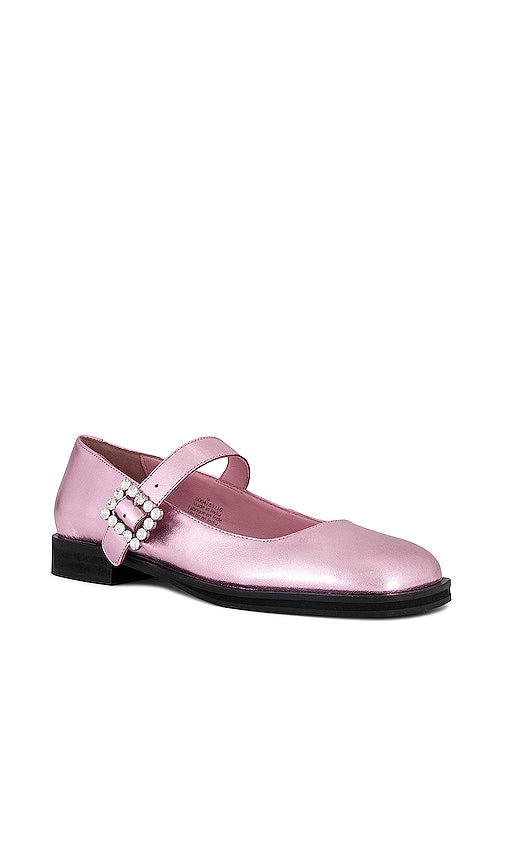 Free People Rumor Diamante Mary Jane in Pink