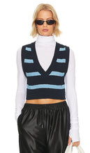 Free People Santa Monica Vest in Navy - Free People - Santa Monica - Débardeur - Bleu marine - Free People Santa Monica 海军蓝背心 - Free People Santa Monica Weste in Marineblau - Free People 산타 모니카 조끼 - Gilet Free People Santa Monica in blu marino