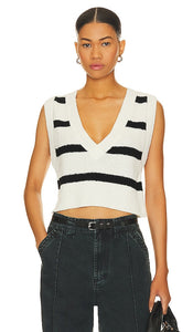 Free People Santa Monica Vest in White - Free People - Santa Monica - Débardeur - Blanc - Free People Santa Monica 白色背心 - Free People Santa Monica Weste in Weiß - Free People 산타모니카 조끼 화이트 색상 - Gilet Free People Santa Monica in bianco
