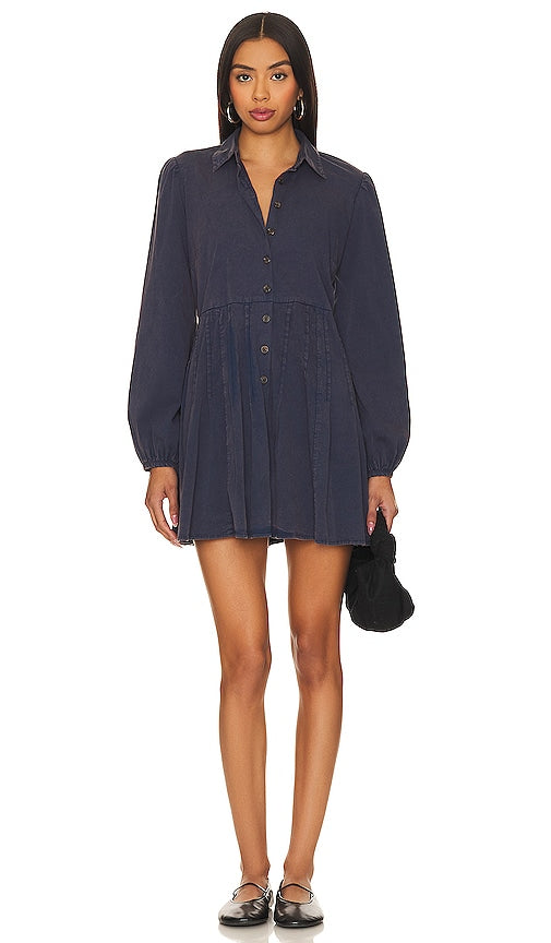 Free People Solid Marvelous Mia Mini in Navy - Free People - Solid Marvelous Mia Mini - Bleu marine - Free People Solid Marvelous Mia Mini 海军蓝 - Free People Solid Marvelous Mia Mini in Marineblau - Free People 솔리드 마블러스 미아 미니 네이비 색상 - Persone libere Solid Marvelous Mia Mini in blu marino