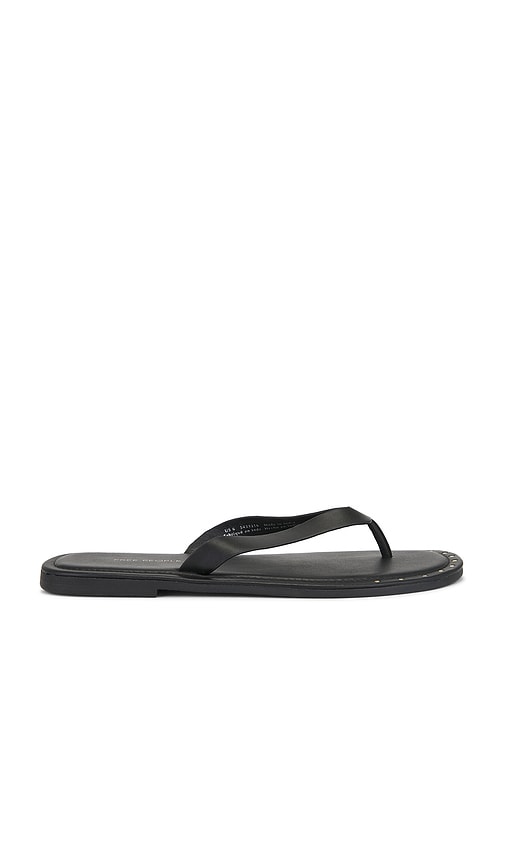 Free People Sona Thong Sandal in Black | Black Flip Flop Sandals for Women
