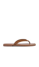 Free People Sona Thong Sandal in Brown | Luggage Flip Flop Sandals for Women