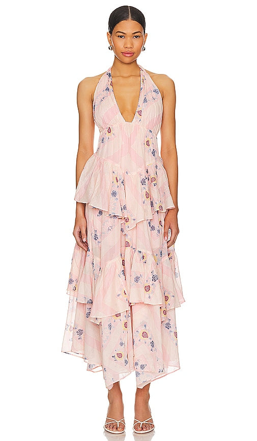 Free People Stop Time Maxi in Pink - Free People Stop Time Maxi en rose - Free People Stop Time 粉色 Maxi - Free People Stop Time Maxi in Rosa - Free People Stop Time 맥시 핑크 색상 - Free People Stop Time Maxi in rosa