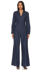 Free People The Franklin Tailored One Piece In Rinse in Blue