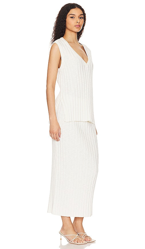 Free People Veda Sweater Set in Ivory