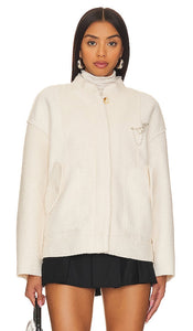 Free People Willow Bomber in Ivory