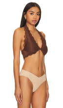 Free People x Intimately FP Last Dance Lace Halter In Umber Earth in Brown