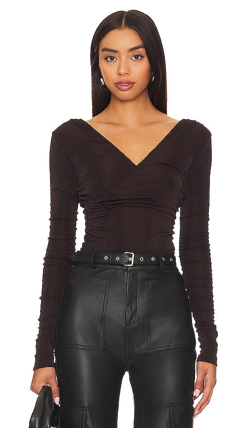 Free People x Intimately FP Reya Bodysuit In Hot Fudge in Brown - Free People x Intimately FP Reya - Body Hot Fudge - Marron - Free People x Intimately FP Reya 热软糖连体衣 棕色 - Free People x Intimately FP Reya Bodysuit in Hot Fudge in Braun - Free People x Intimately FP Reya 바디수트 인 핫 퍼지 브라운 색상 - Body Free People x Intimately FP Reya in Hot Fudge in marrone
