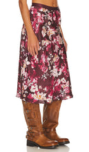 Free People x Intimately FP Sweet Talker Slip Skirt in Burgundy