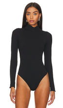 Free People x Intimately FP Xyz Recycled Turtleneck Bodysuit In Black in Black
