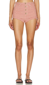 Free People x REVOLVE Checked Out Plaid Brief In Orange Combo in Orange - Free People x REVOLVE - Slip à Carreaux - Orange Combo en Orange - Free People x REVOLVE 推出橙色组合格纹内裤 - Free People x REVOLVE Karierter Slip in Orange, Kombination in Orange - Free People x REVOLVE 체크아웃 체크아웃 체크아웃 오렌지 콤보 체크아웃 오렌지 색상 - Free People x REVOLVE Slip scozzese a quadri in arancione Combo in arancione