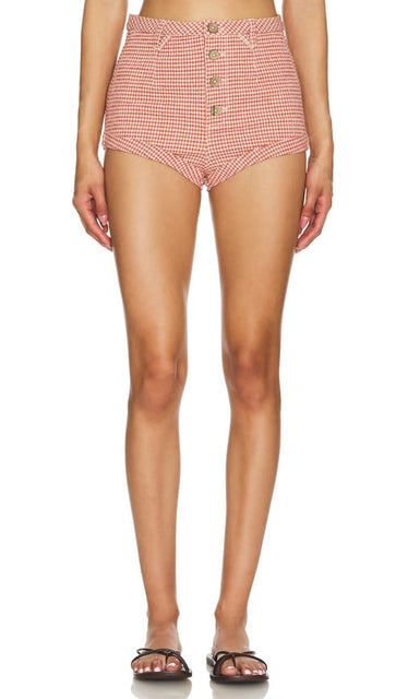 Free People x REVOLVE Checked Out Plaid Brief In Orange Combo in Orange - Free People x REVOLVE - Slip à Carreaux - Orange Combo en Orange - Free People x REVOLVE 推出橙色组合格纹内裤 - Free People x REVOLVE Karierter Slip in Orange, Kombination in Orange - Free People x REVOLVE 체크아웃 체크아웃 체크아웃 오렌지 콤보 체크아웃 오렌지 색상 - Free People x REVOLVE Slip scozzese a quadri in arancione Combo in arancione