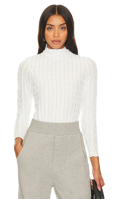 Free People x REVOLVE Party Favor Bodysuit in Ivory - Free People x REVOLVE - Body Party Favor en ivoire - Free People x REVOLVE 象牙色派对礼品连体衣 - Free People x REVOLVE Party Favour Body in Elfenbein - Free People x REVOLVE Party Favor 바디수트 in Ivory - Body Free People x REVOLVE Party Favour in avorio