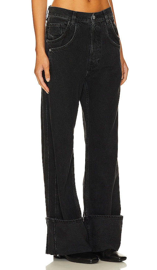 Free People x Revolve Final Countdown Bf Jean in Black