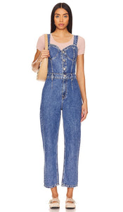 Free People x Revolve x We The Free Kensington Jumpsuit in Blue - Free People x Revolve x We The Free Kensington - Combinaison - Bleu - Free People x Revolve x We 蓝色 Free Kensington 连身裤 - Free People x Revolve x We The Free Kensington Jumpsuit in Blau - Free People x Revolve x We The Free 켄싱턴 블루 점프수트 - Free People x Revolve x We La tuta Free Kensington in blu