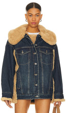 Free People x We The Free Holly Cozy Denim Jacket in Blue