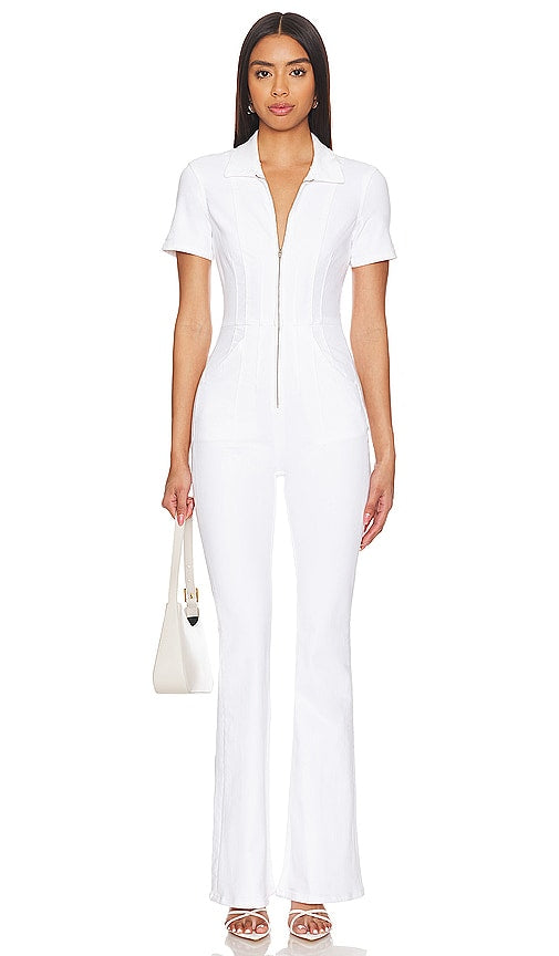 Free People x We The Free Jayde Flare Jumpsuit in White - Free People x We The Free - Jayde - Combinaison évasée - Blanc - Free People x We The Free Jayde Flare 白色连身裤 - Free People x We The Free Jayde Flare Jumpsuit in Weiß - Free People x We The Free 제이드 플레어 점프수트 - Free People x We La tuta Free Jayde Flare in bianco