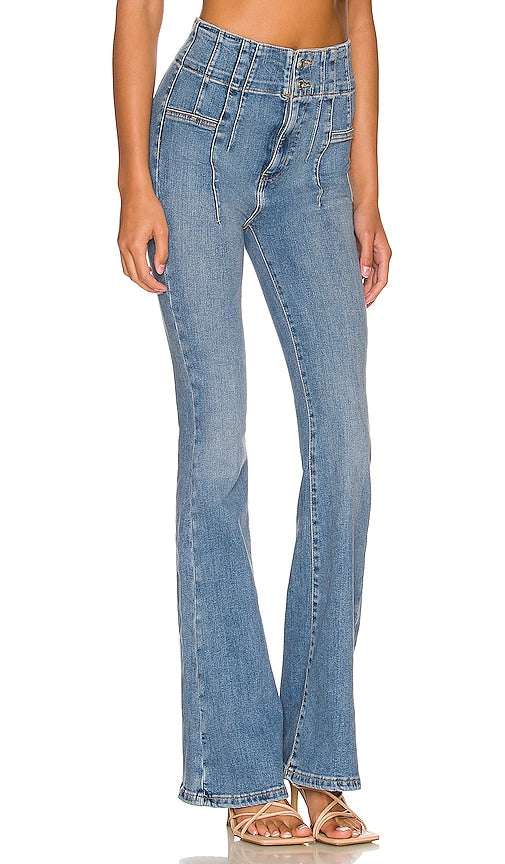 Free People x We The Free Jayde Flare in Blue