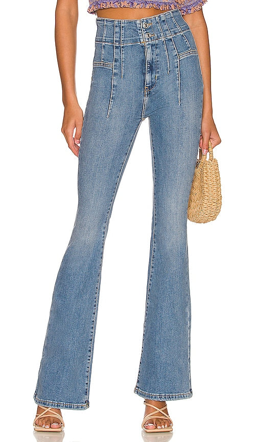Free People x We The Free Jayde Flare in Blue - Free People x We The Free Jayde Flare en bleu - Free People x We 蓝色 Free Jayde Flare - Free People x We The Free Jayde Flare in Blau - Free People x We The Free Jayde 플레어 블루 색상 - Free People x We The Free Jayde Flare in blu