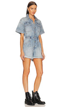 Free People x We The Free Marci Cuffed Shortall in Blue